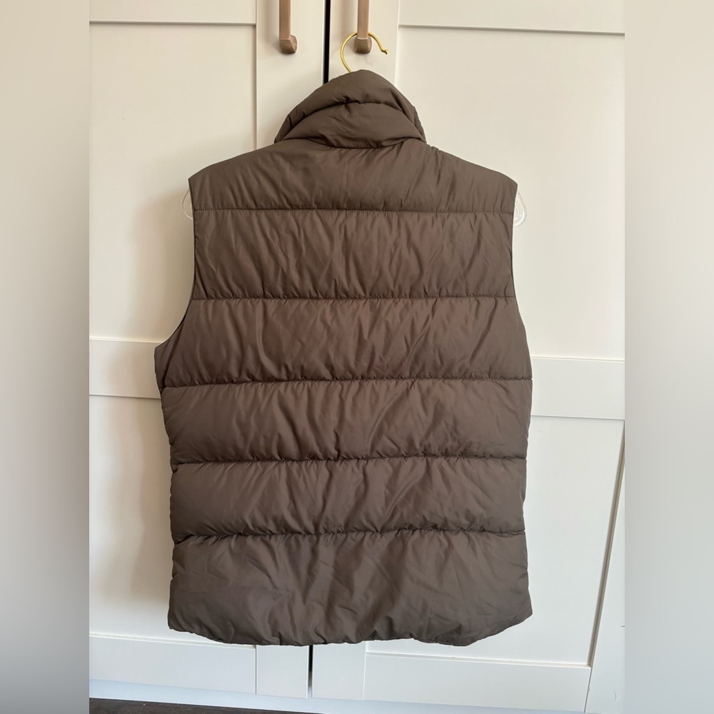 Vintage Abercrombie and Fitch Puffer Vest in Green Size Large Y2K Preppy - Picture 2 of 4